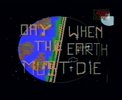 DVD Cover: Day When The Earth Must Die