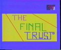 DVD Cover: The Final Trust